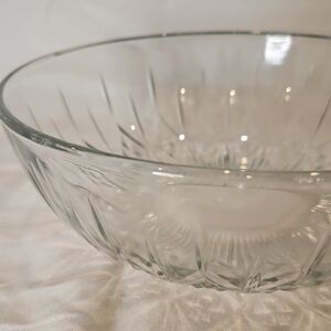 Elegant Clear Glass Bowl